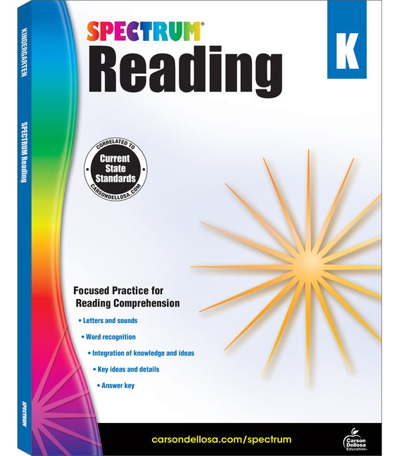 Spectrum: Reading Workbook (Grade K)