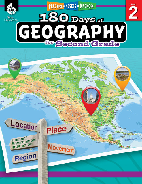 180 Days: Geography Workbook (Grade 2)