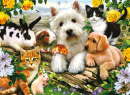 Happy Animal Buddies: 300-Piece Jigsaw Puzzle