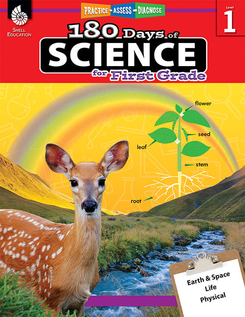 180 Days: Science Workbook (Grade 1)