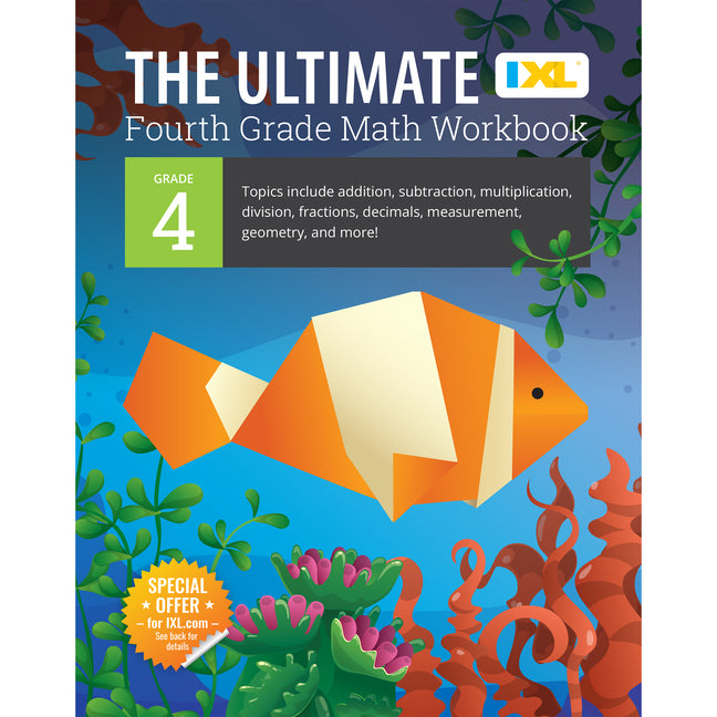 IXL: Ultimate Math Workbook (Grade 4)