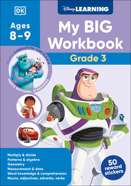 Disney Learning: Math & English Big Workbook (Grade 3)