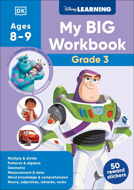 Disney Learning: Math & English Big Workbook (Grade 3)