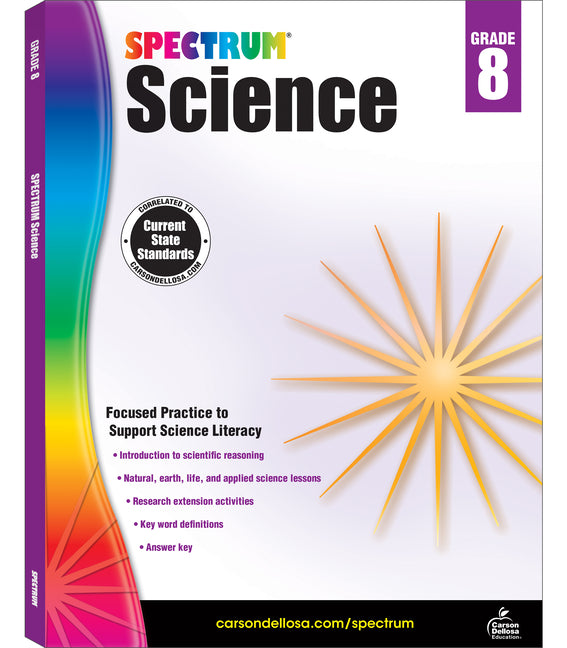 Spectrum: Science Workbook (Grade 8)