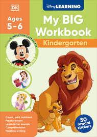 Disney Learning: Math & English Big Workbook (Kindergarten)