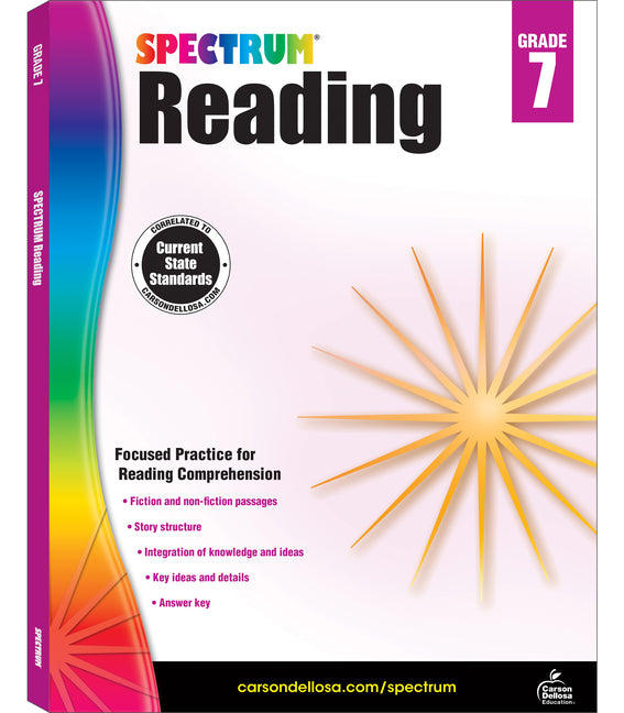 Spectrum: Reading Workbook (Grade 7)