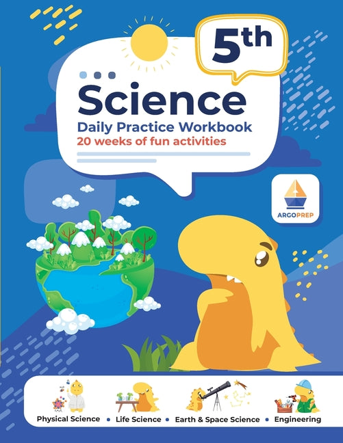 5th Grade Science: Daily Practice Workbook 20 Weeks of Fun Activities (Physical, Life, Earth and Space Science, Engineering Video Explanations Include - Ingram