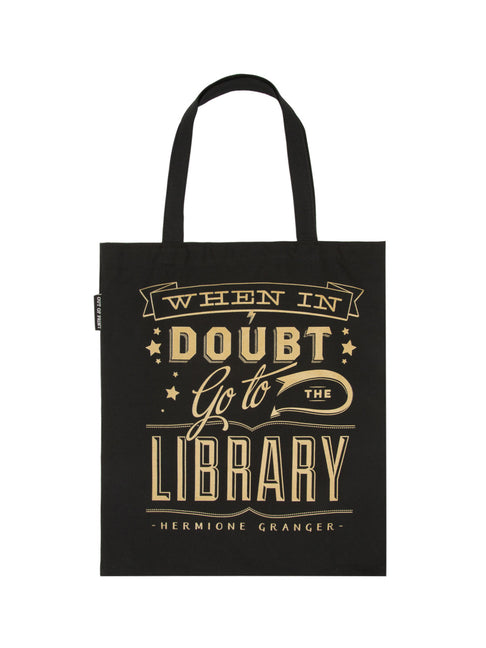 When in Doubt, Go to the Library Tote Bag - Ingram