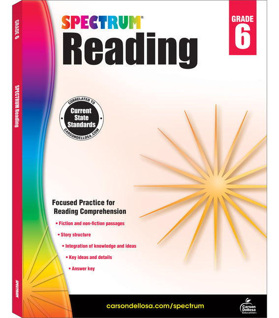 Spectrum Reading Workbook, Grade 6: Volume 25 - Ingram