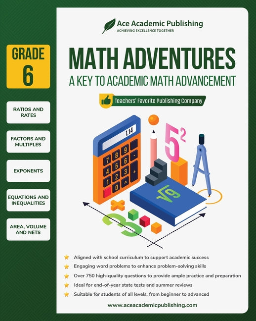 Math Adventures - Grade 6: A Key to Academic Math Advancement - Ingram