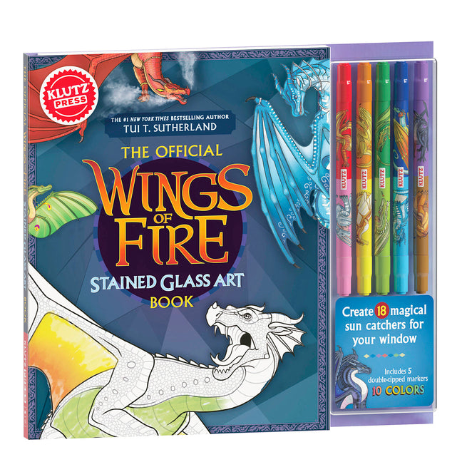 Klutzpress Wings of Fire Stained Glass Art - Ingram