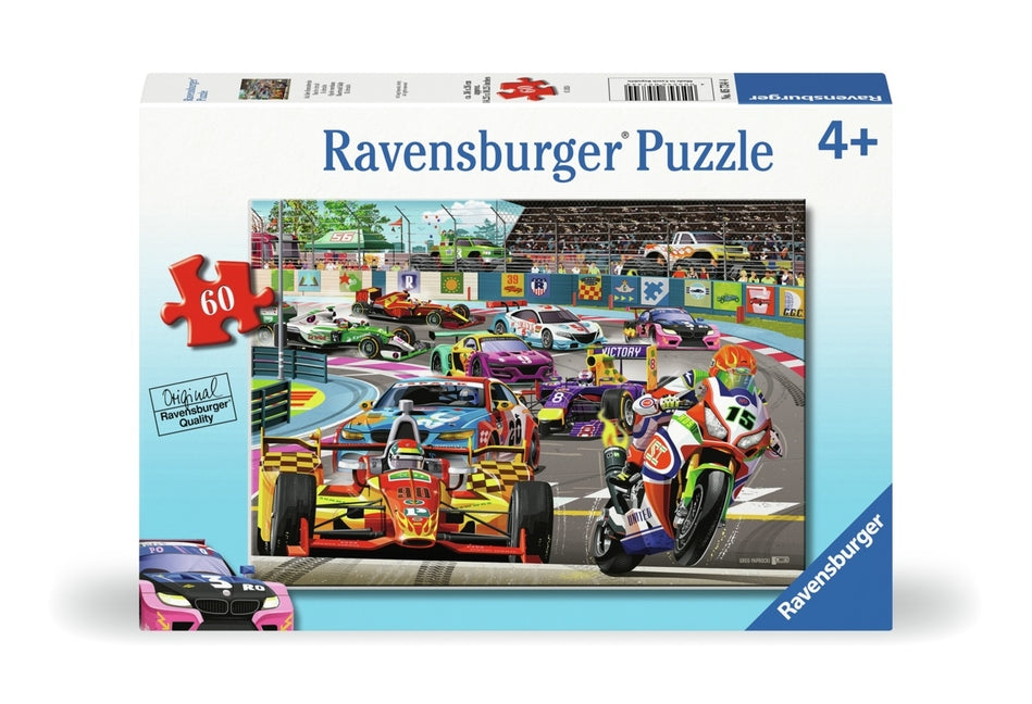 Racetrack Rally 60 PC Puzzle - Ingram