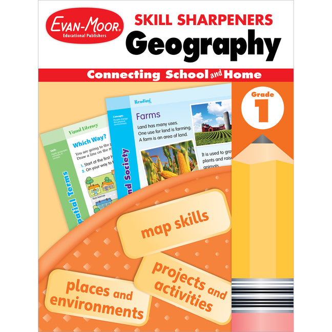 Skill Sharpeners: Geography Workbook (Grade 1)