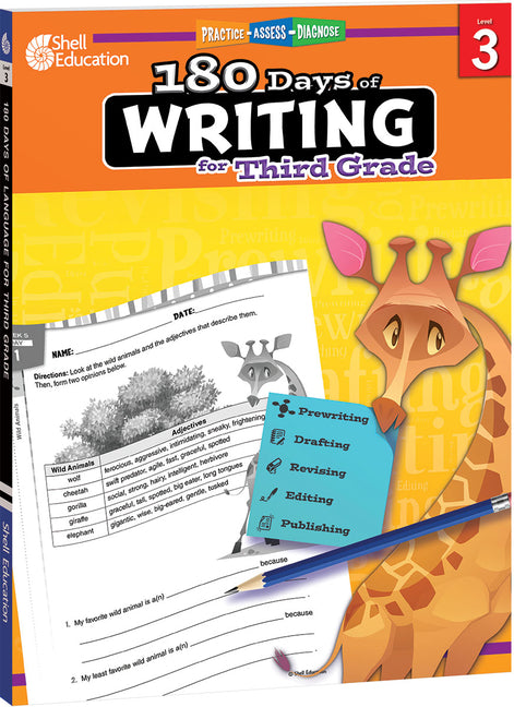 180 Days: Writing Workbook (Grade 3)
