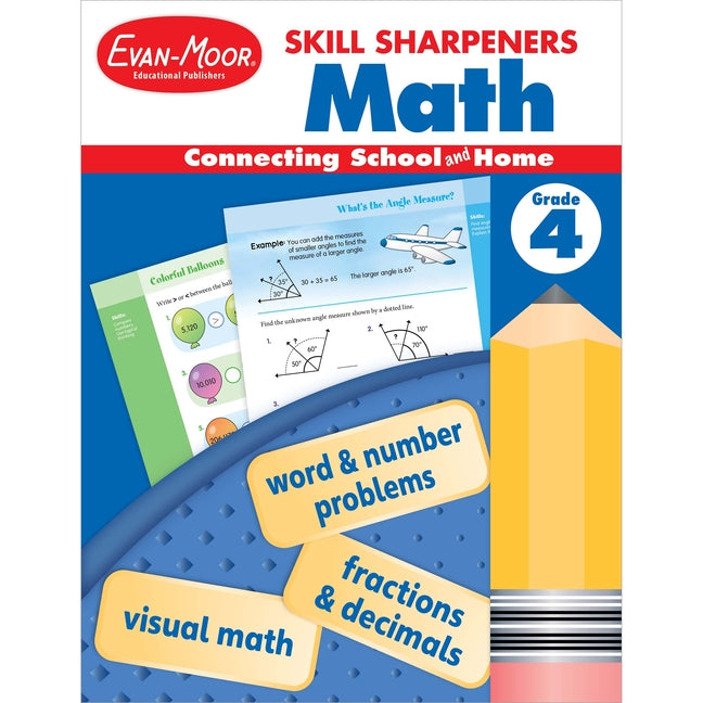 Skill Sharpeners: Math Workbook (Grade 4)