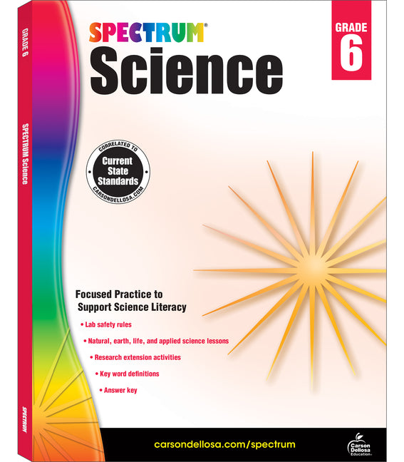 Spectrum: Science Workbook (Grade 6)