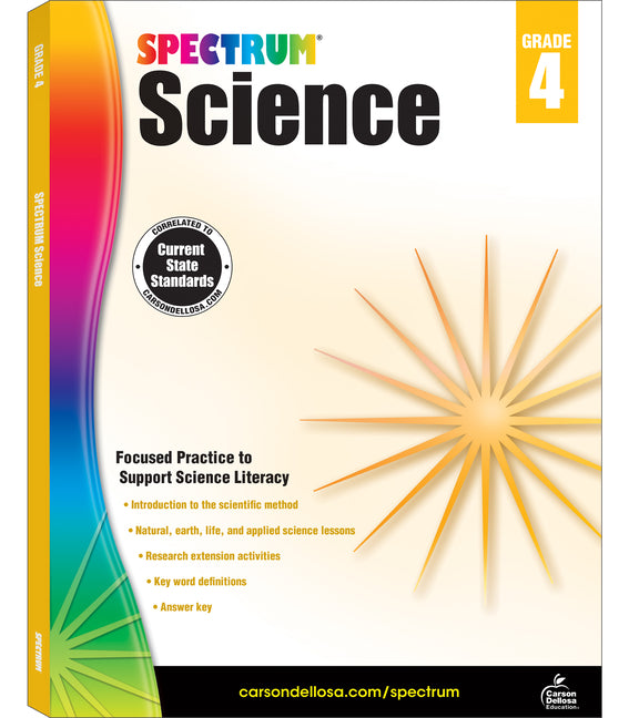 Spectrum: Science Workbook (Grade 4)