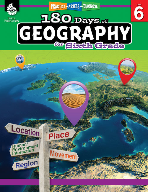 180 Days: Geography Workbook (Grade 6)