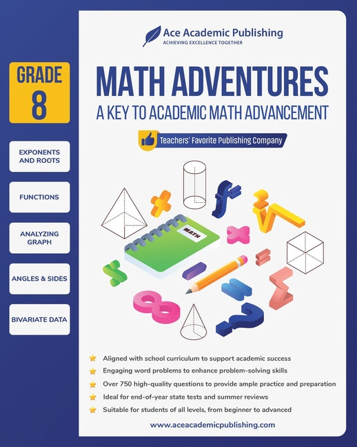 Math Adventures - Grade 8: A Key to Academic Math Advancement - Ingram