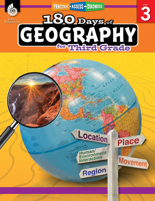 180 Days: Geography Workbook (Grade 3)