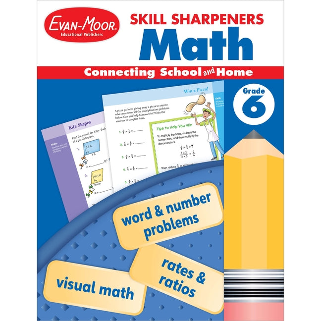 Skill Sharpeners: Math Workbook (Grade 6)