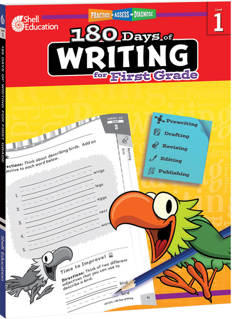 180 Days: Writing Workbook (Grade 1)
