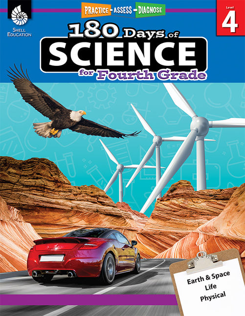 180 Days: Science Workbook (Grade 4)