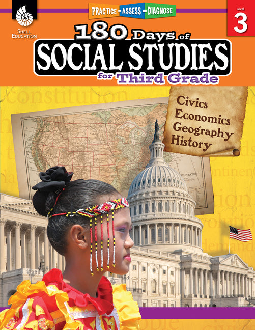 180 Days: Social Studies Workbook (Grade 3)