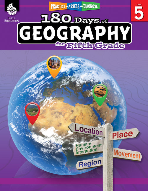 180 Days: Geography Workbook (Grade 5)