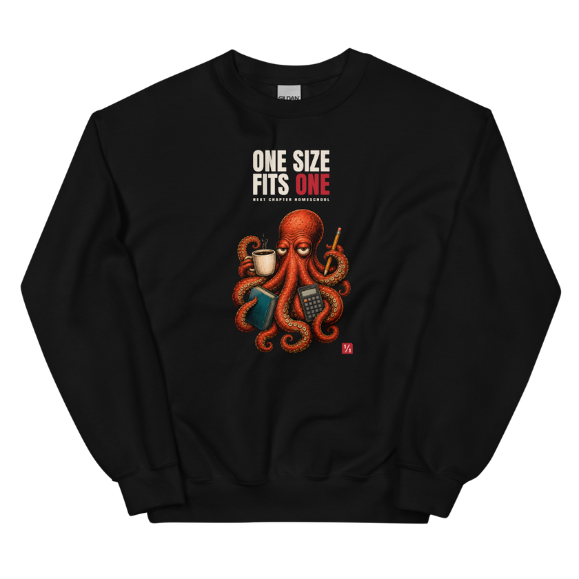 One Size Fits One Octopus - Crewneck Sweatshirt