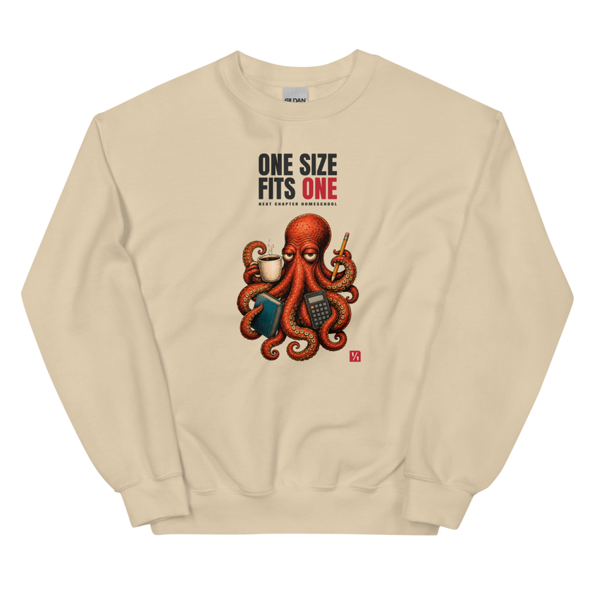One Size Fits One Octopus - Crewneck Sweatshirt