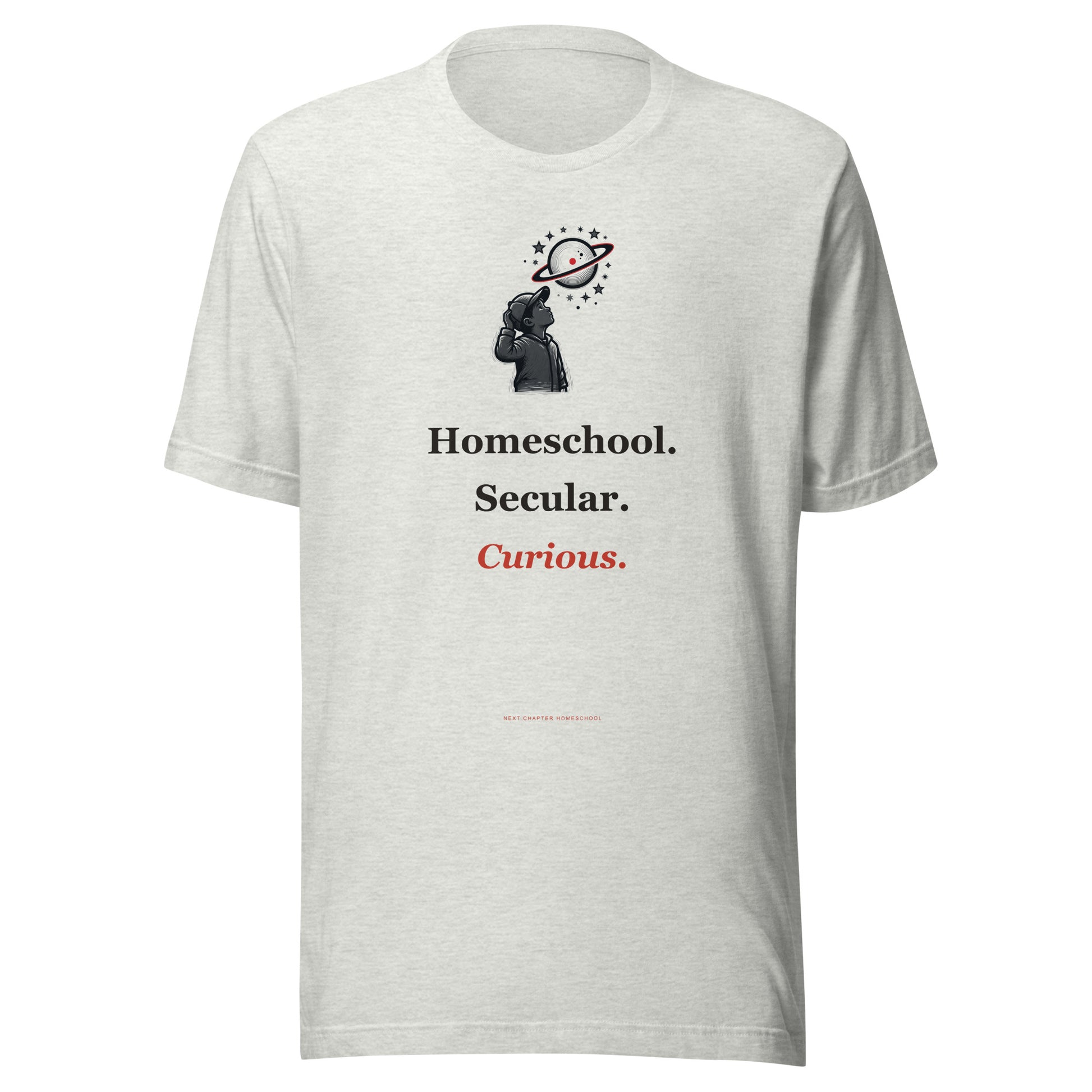 Secular Homeschool Shirt — Homeschool. Secular. Curious.