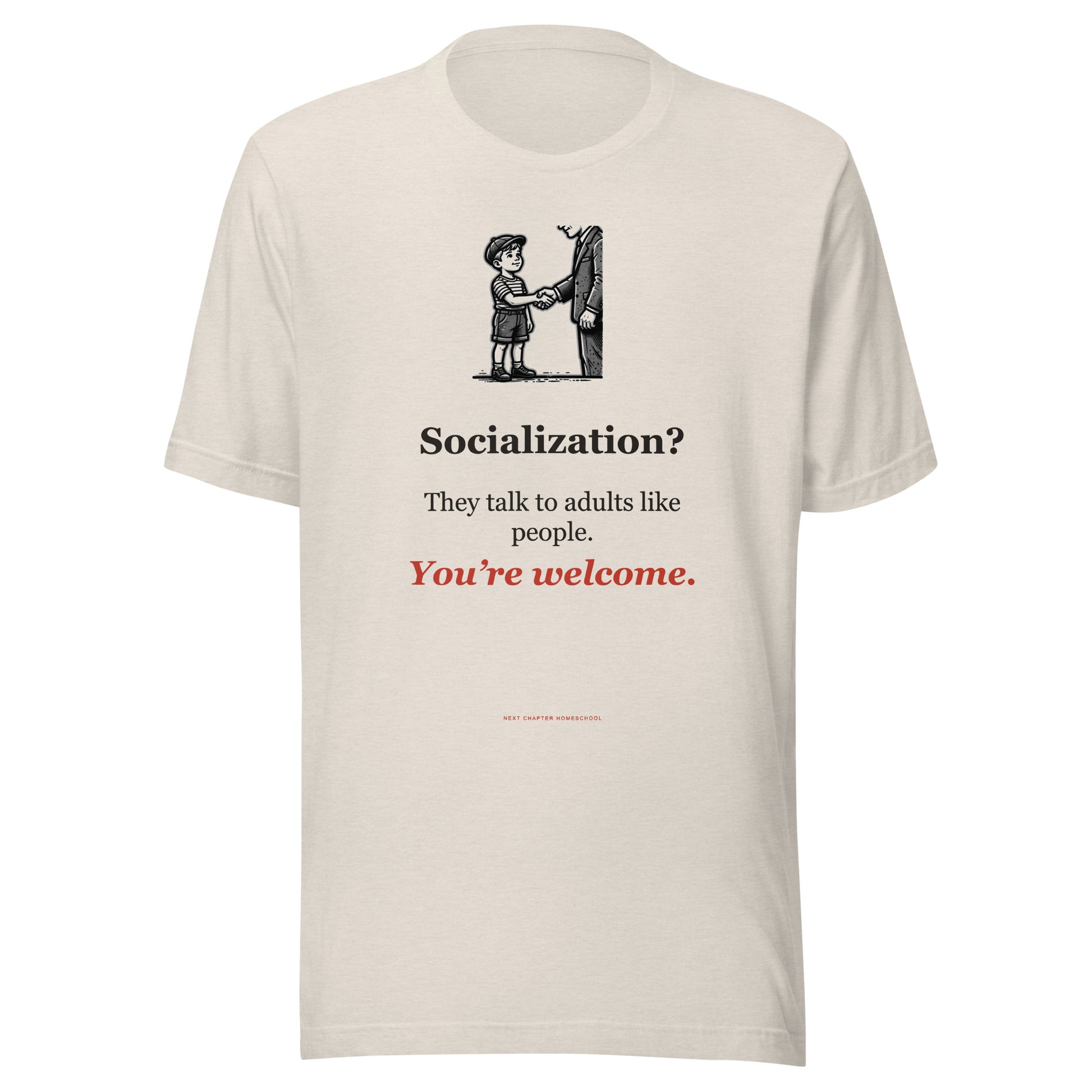 Socialization Adults Like People Graphic Tee