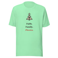 Christian Homeschool Shirt — Faith. Family. Phonics.