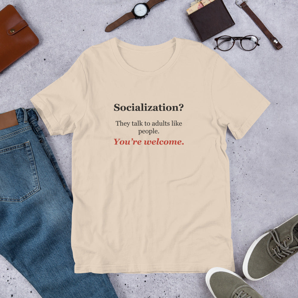 Socialization? They Talk to Adults Like People — Homeschool Tee